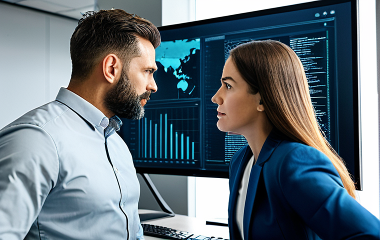 사이버 보안 위협에 대한 통합 대응 시스템 구축 - **

"A diverse team of IT professionals collaborating around a large monitor displaying network secu...