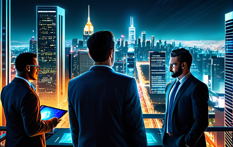 사이버 보안 위협에 대한 통합 대응 시스템 구축 - **

"A diverse team of IT professionals collaborating around a large monitor displaying network secu...