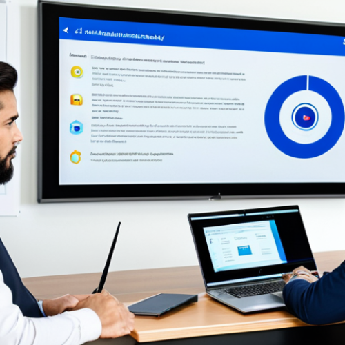 Home 3 사이버보안 인시던트 대응 프로세스 개선 방법 - Vulnerability Assessment in a Modern Office**
"A cybersecurity professional, fully clothed in busin...