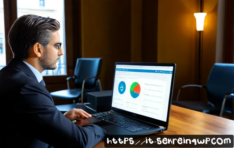사이버 공격 예방을 위한 보안 솔루션 비교 - Photorealistic modern Italian small-business office in Milan, a cybersecurity consultant and busines...